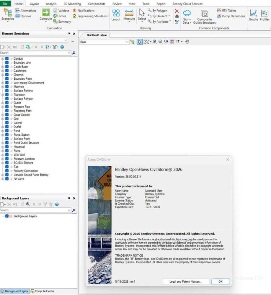 OpenFlows Storm 2026 (26.00.00.514)_雨水系统设计软件
