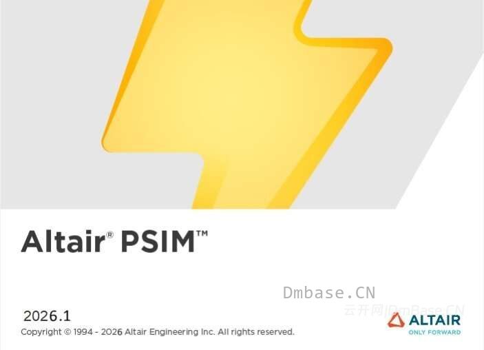 Altair PSIM 2026.1_电机驱动仿真设计软件