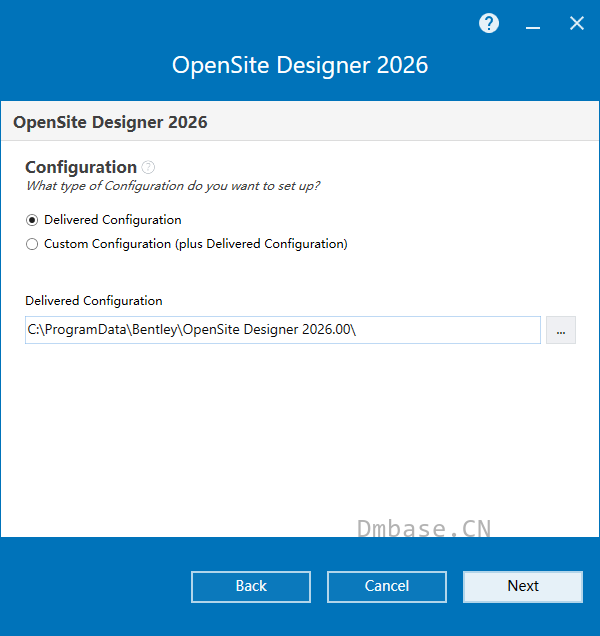 Bentley OpenSite Designer 2026.0.0.154软件安装教程