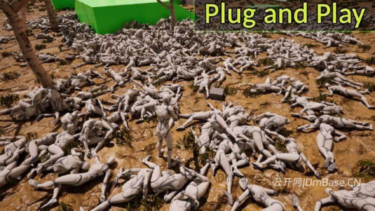 UE5智能NPC死亡系统插件_Chaos Battleground V1.0
