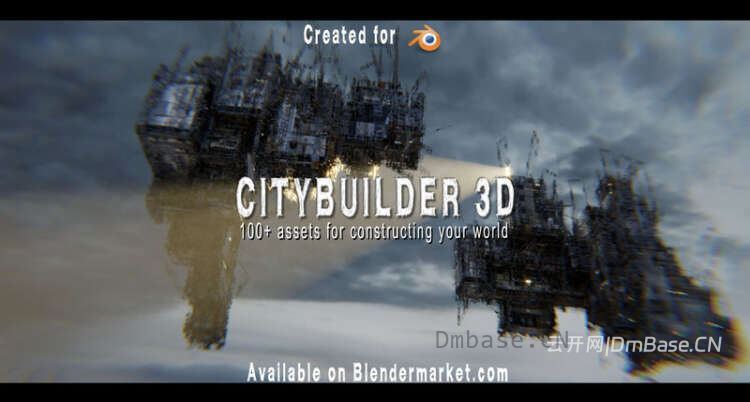 3D城市构建神器Blender插件_CityBuilder3D V2.0