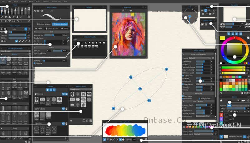Rebelle Pro v8.3.0_专业水彩绘画软件_数字绘画工具