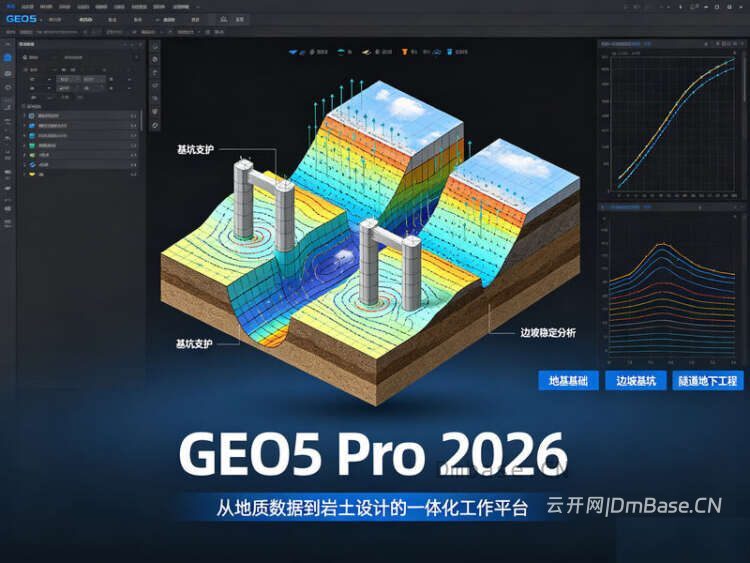 Fine GEO5 Pro 2026 (v26.3.5)_岩土工程设计软件套件