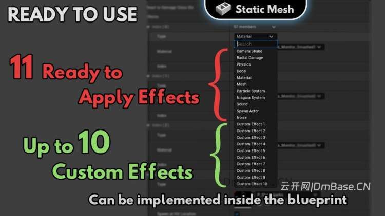 Unreal Engine受击交互插件_Hittables V1.0.7