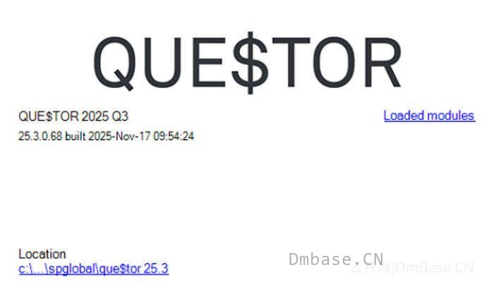 QUE$TOR 2026 Q1_石油天然气项目成本估算软件