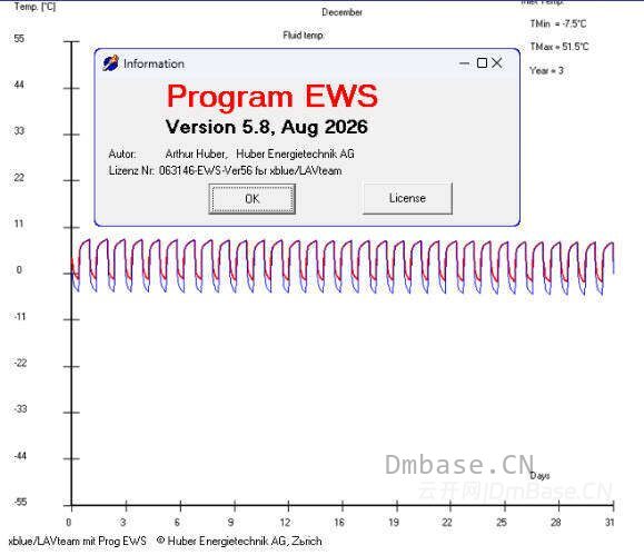 Hueber Energietechnik EWS 2026 v5.8_地热井分析软件