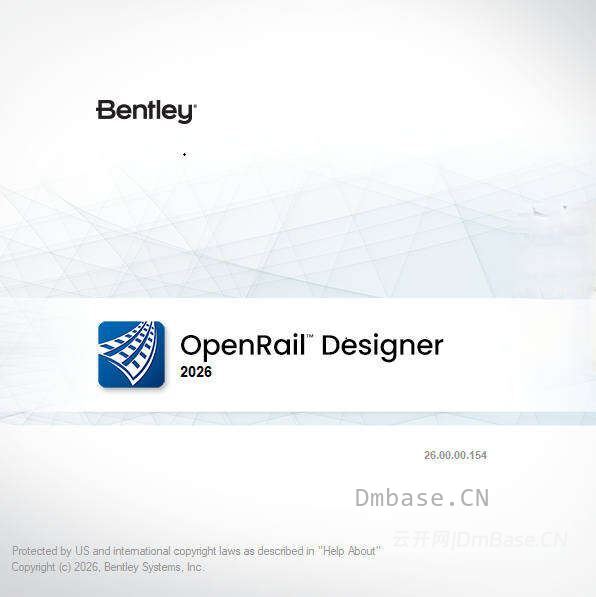 Bentley OpenRail Designer 2026_铁路与轨道设计软件