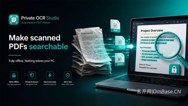 Private OCR Studio v1.0.0_OCR文字识别软件_离线单机版