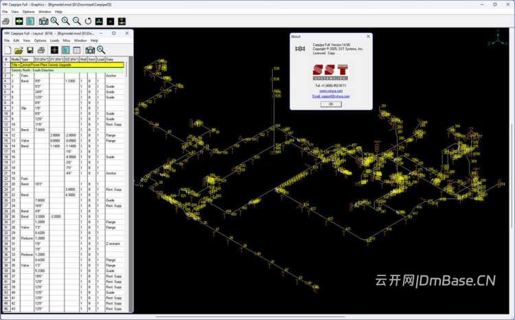 SST Systems Caepipe v14.00_管道应力分析软件