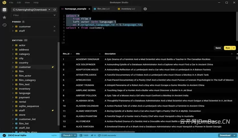 Beekeeper Studio 6.1.4_开源SQL编辑器与数据库管理器