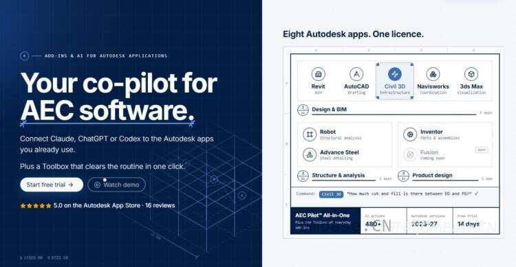 AECPilot for Revit V1.0.0_AI辅助BIM设计Revit插件_支持MCP