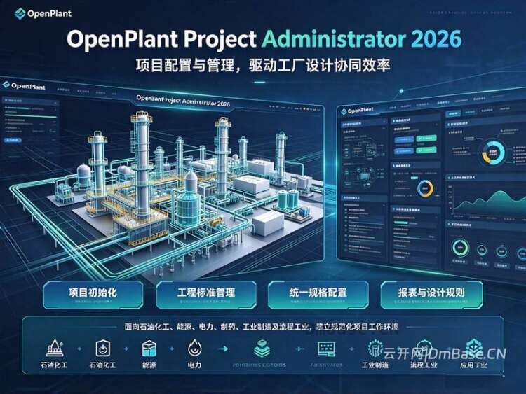 OpenPlant Project Administrator 2026_工厂设计项目管理