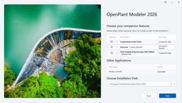 50cde63a7620261003105958.jpg OpenPlant Modeler 2026.0.2.40英文版软件安装教程
