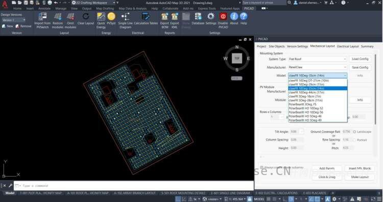 PVCAD Mega 32.2.0_光伏电站CAD设计软件