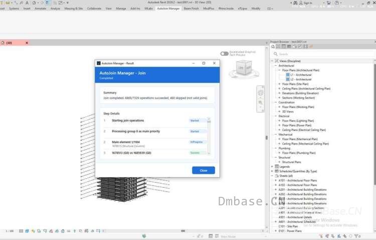 DesignLab AutoJoin Manager 1.0.0_Revit构件连接自动化插件