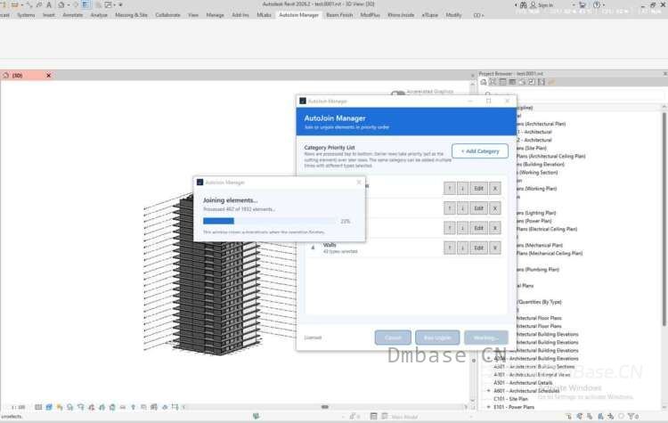 DesignLab AutoJoin Manager 1.0.0_Revit构件连接自动化插件