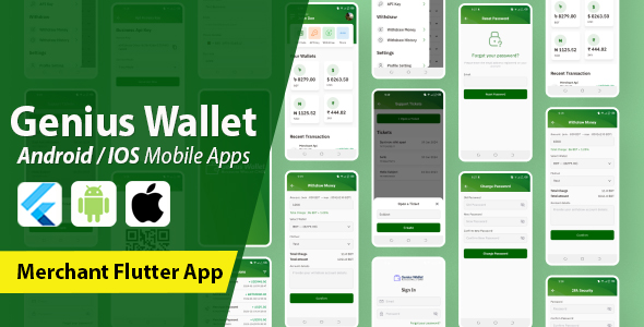 GeniusWallet Bundle免费下载 钱包支付网关系统源码带手机APP