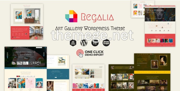 Regalia免费版V1.0.1(艺术画廊和美术馆网站WP主题)