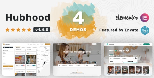 Hubhood免费版V1.5.4.5(商业广告分类目录网站WordPress主题)
