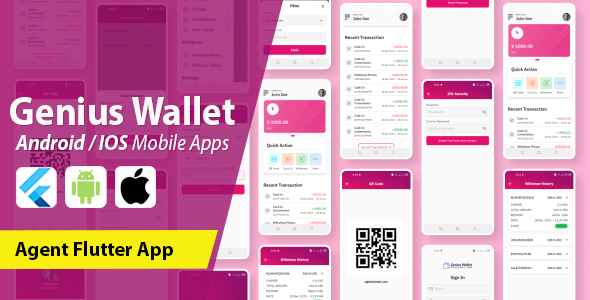 GeniusWallet Bundle免费下载 钱包支付网关系统源码带手机APP