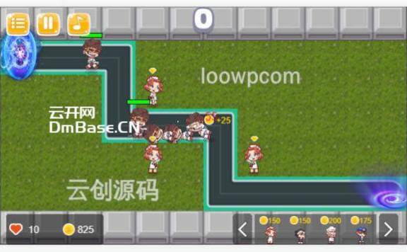 towerdefense：pixi.js编写的网页H5塔防游戏工程源码