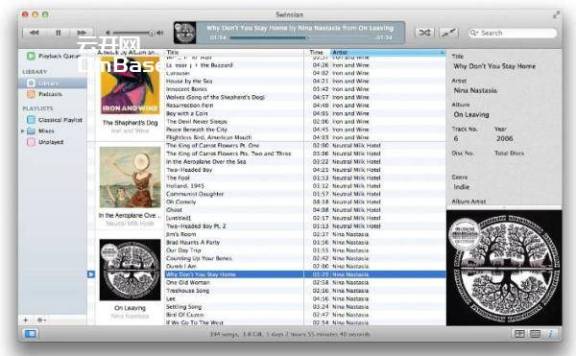 Swinsian 3.0 Preview 16 MacOs音乐管理软件