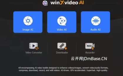 Winxvideo AI注册版V4.3_AI视频编辑器软件