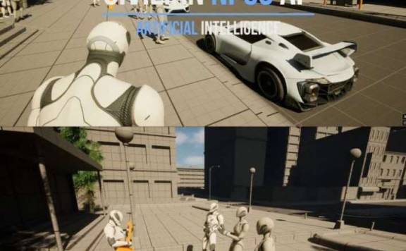Civilian NPCs AI_UE5智能NPC人群AI插件