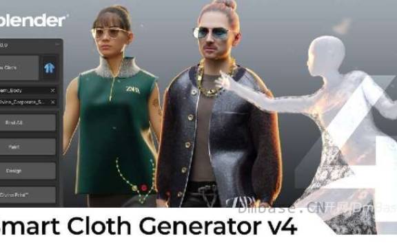 Blender智能服装生成插件_Divine Cut v4.0.9