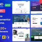 Nioland汉化版V1.2.4 软件APP启动落地页网站模板WordPress主题