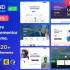 Nioland汉化版V1.2.4 软件APP启动落地页网站模板WordPress主题