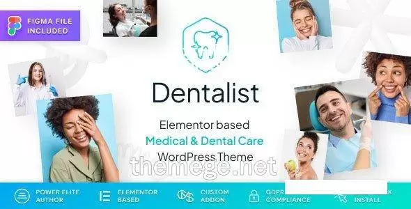 Dentalist免费版V1.0.1(WordPress牙科诊所医疗网站模板主题)