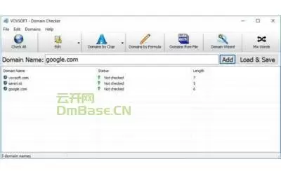 VovSoft Domain Checker破解版(批量域名检查器)V9.2