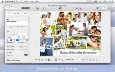 TurboCollage Pro V7.3.1 MacOS照片拼贴软件