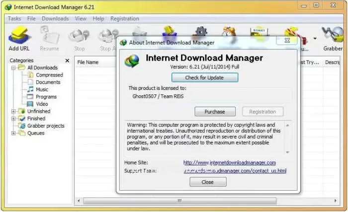 Internet Download Manager中文版V6.42.64_附激活补丁