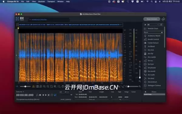 iZotope RX 11中文版V11.3.0 | MacOS音频编辑器