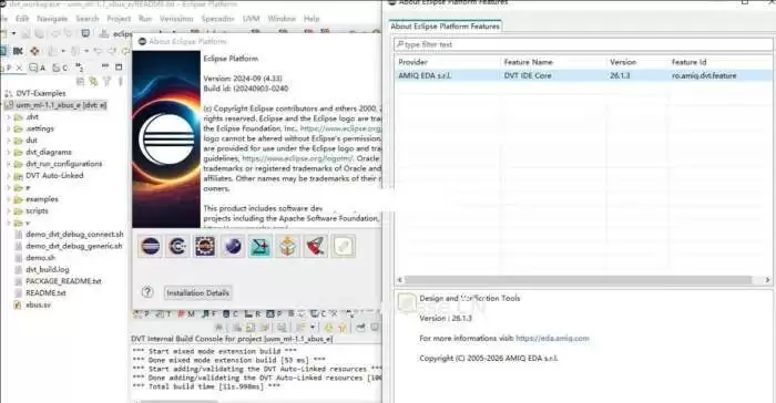 AMIQ DVT Eclipise IDE 2026完整版v26.1.3 | Win+Linux
