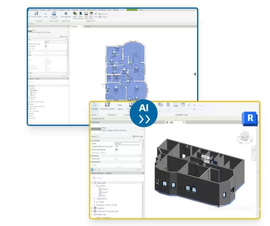 WiseBIM 1.4.0_智能BIM建模Revit插件_2D图转BIM模型
