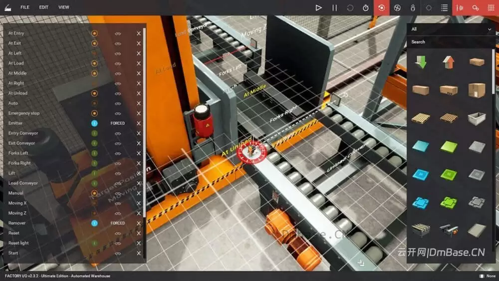 Factory I/O v2.5.10_3D虚拟工厂仿真软件
