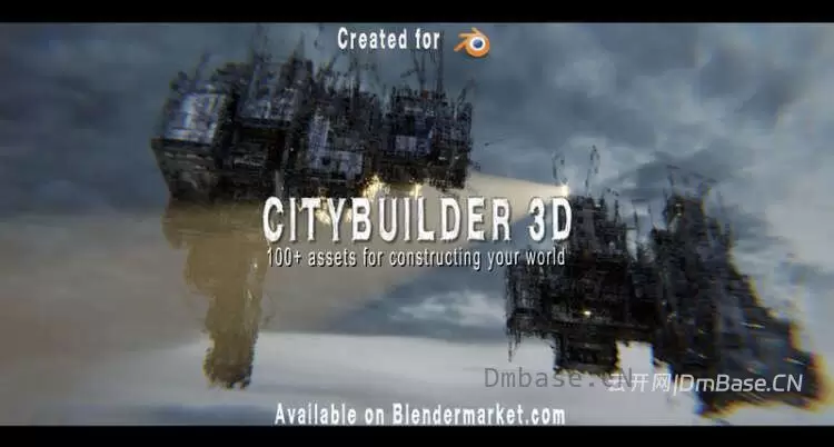 3D城市构建神器Blender插件_CityBuilder3D V2.0