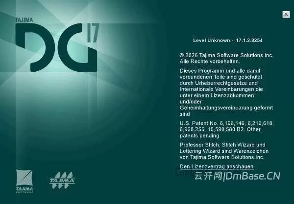 Tajima DG17 2026 v17.1.2.8254_刺绣设计打版软件