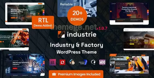 Industrie(v1.1.1)冶金厂和石油天然气企业WordPress主题