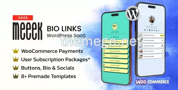 Meeek激活版v2.0(个人简介BIO链接生成器WP插件)