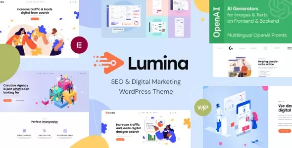 Lumina免费版V1.3(社交媒体营销企业WordPress主题)