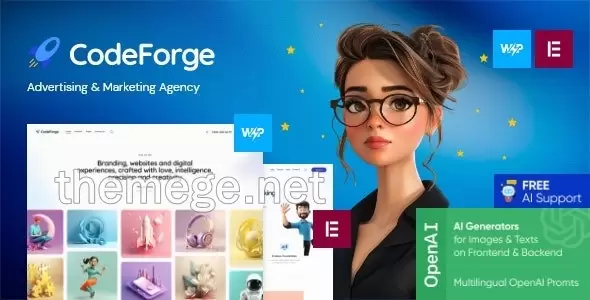 CodeForge免费版v1.1(SEO营销广告公司网WP主题)