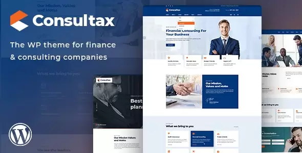 Consultax免费版V1.2.3(金融咨询网站模板WP主题)