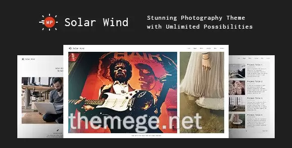 SolarWind免费版V1.4.1(极简摄影美术作品网WordPress主题)