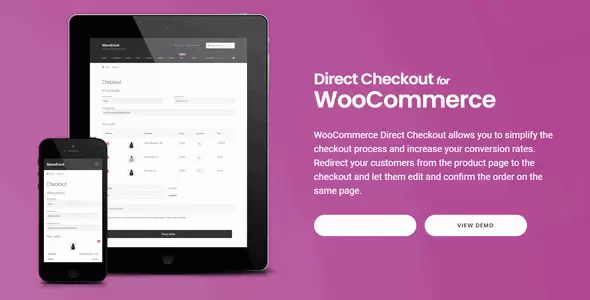 WooCommerce Direct Checkout PRO(v3.2.1)简化购物结帐流程插件