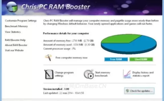 Chris-PC RAM Booster 7.26.0119 系统内存优化软件