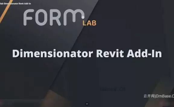 Formlab Dimensionator 4.6.0_自动标注Revit插件